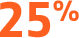 25%